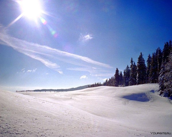 Снежные просторы
