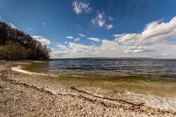 Каменистый берег Волги Ульяновск