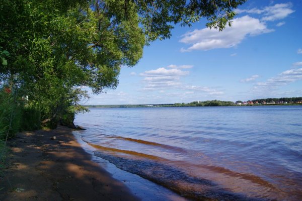 Берег Волги Дубна