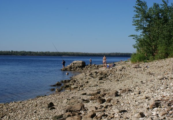 Пляж Рыбное в Вольске