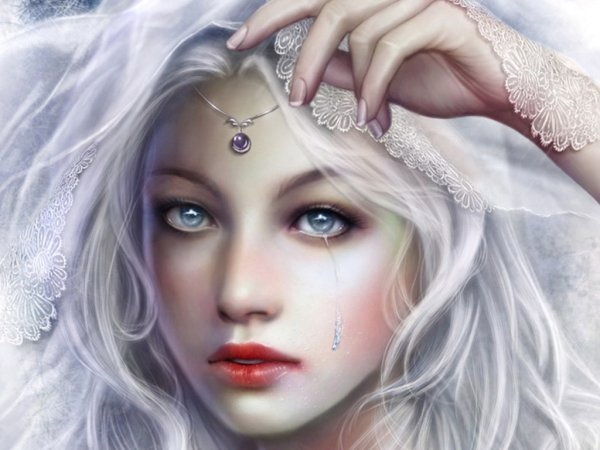 Снежная девушка фэнтези