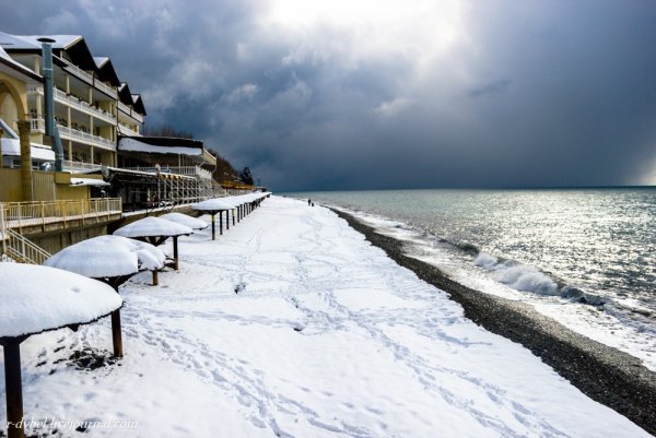 Адлер Сочи зима