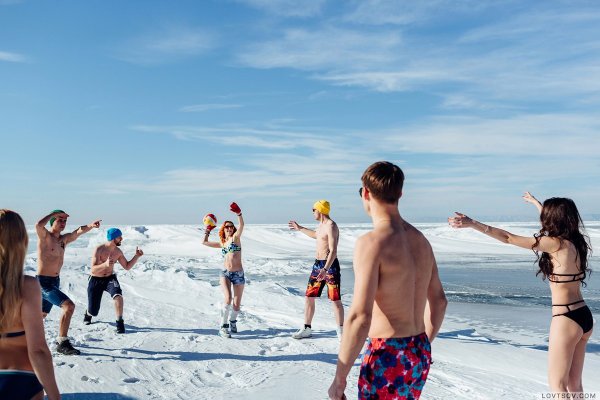 Зимний пляж