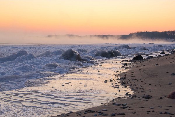 Калининград Балтийское море зима
