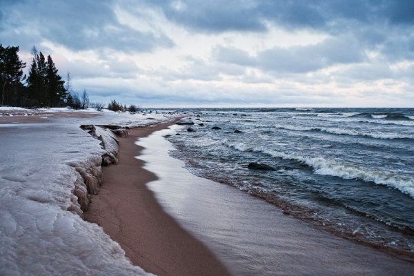 Ладога Коккорево зимой