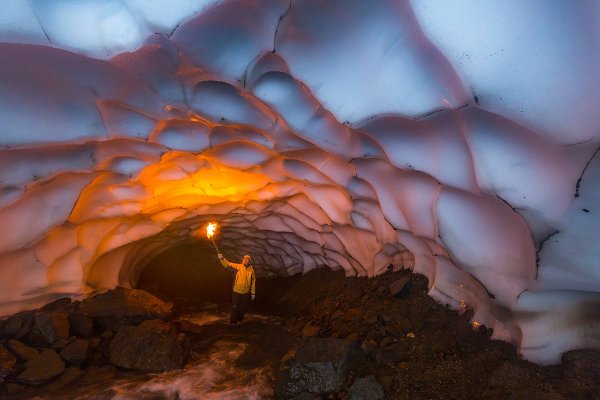 Пещеры вулкана Мутновский