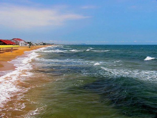 Феодосия пляж золотые Пески