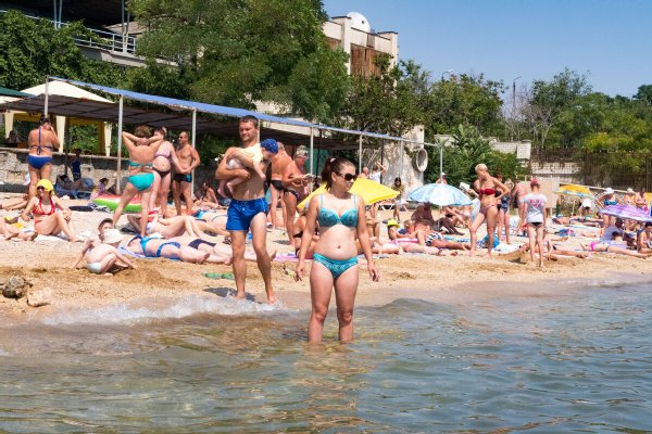 Феодосия главный пляж