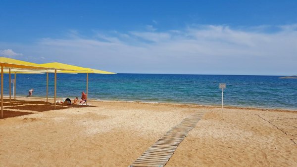 Феодосия жемчужный пляж