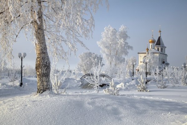 Русская Церковь зимой