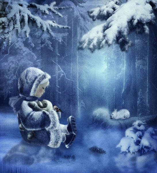 Снежный сказочный вечер