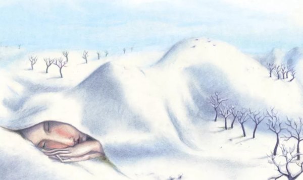 Весна спит под снегом