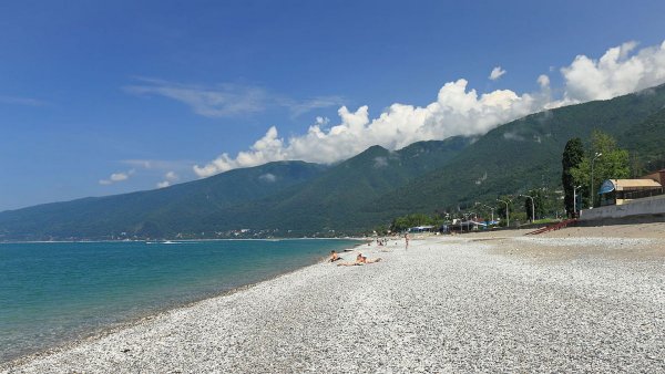 Пляж Гагра Абхазия