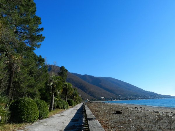 Пляж Гагра Абхазия