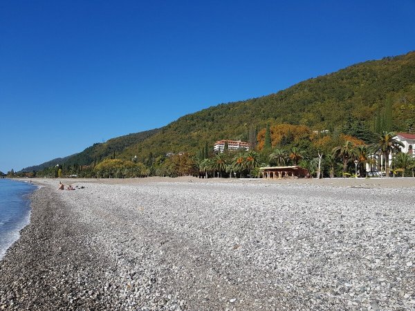Абхазия Старая Гагра пляж