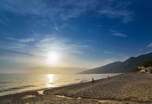 Пляж Гагра Абхазия