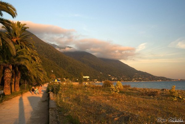 Набережная Гагра Абхазия