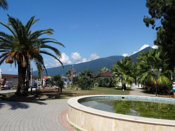 Набережная Гагра Абхазия