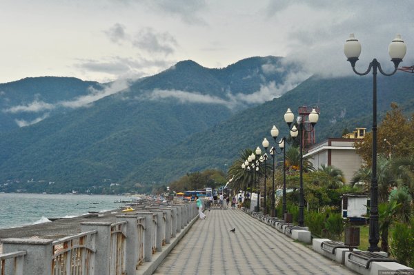 Набережная Гагра Абхазия