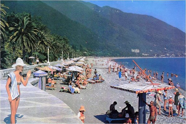 Курорт Гагра 1989