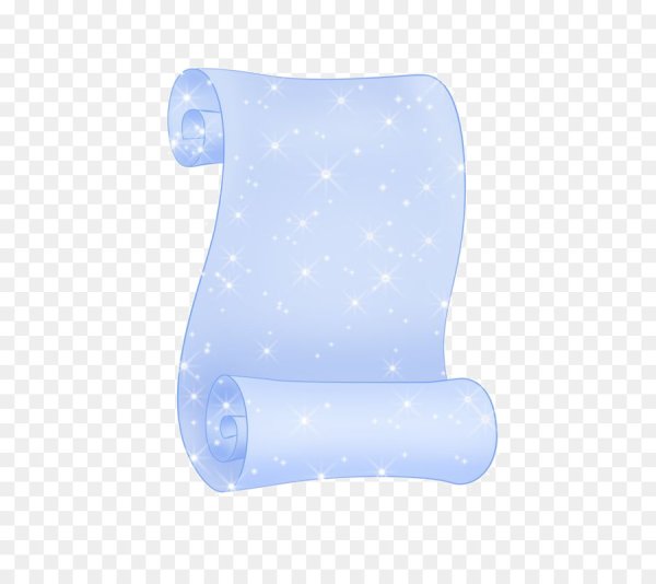 Новогодний свиток на прозрачном фоне