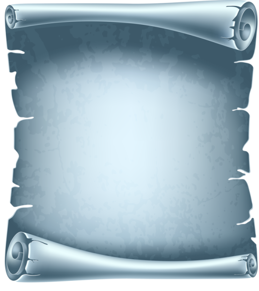 Свиток голубой