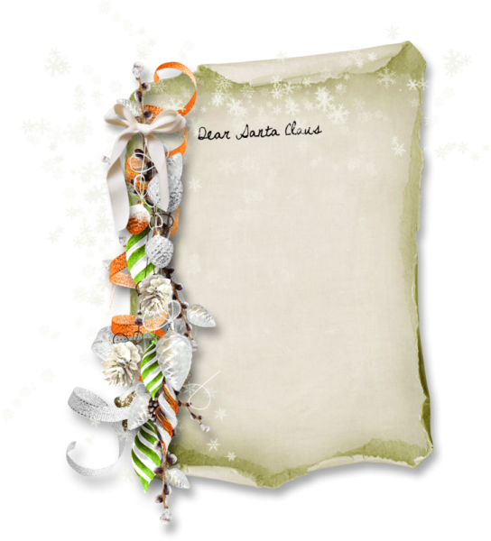 Новогодний свиток для письма