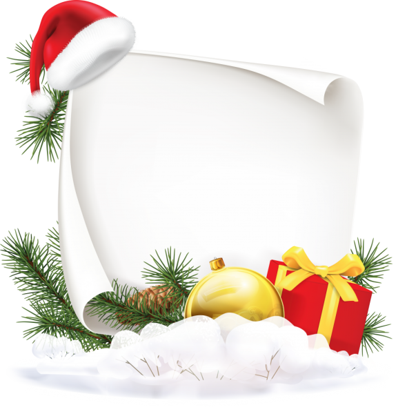 Новогодняя рамка клипарт