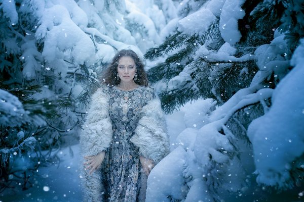 Холодная красавица зима