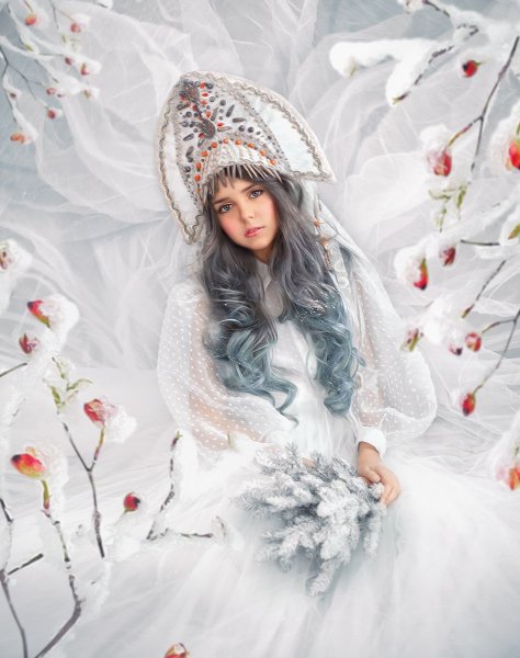 Зимняя Сказочная девушка