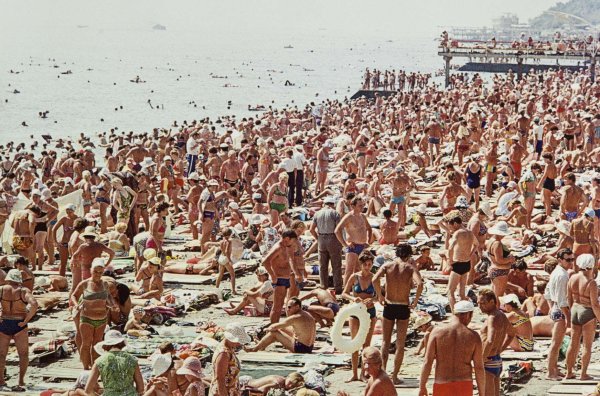 СССР Ялта золотой пляж 1985