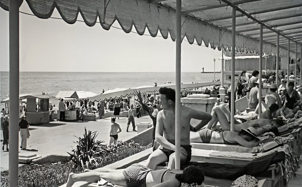 Пляж 1957 Ялта