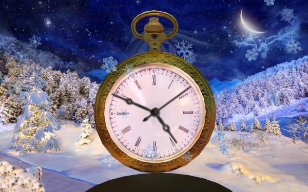 Часы новогодние