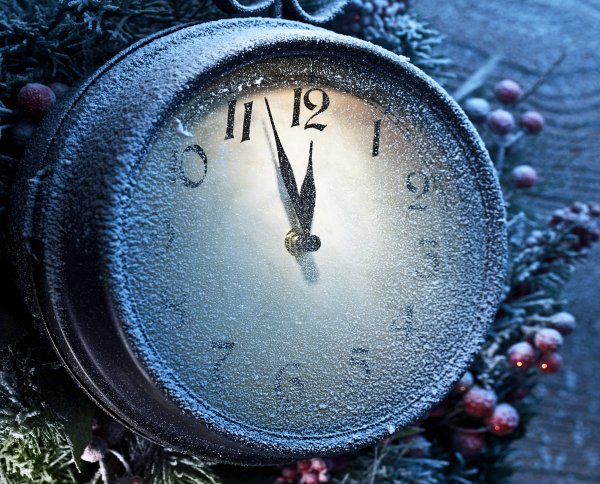 Новый год часы