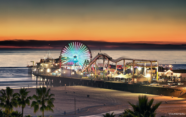 Санта Моника Бич Лос Анджелес