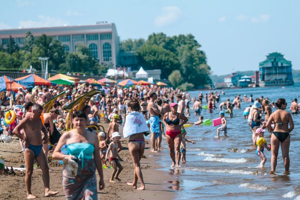 Самара набережная пляж