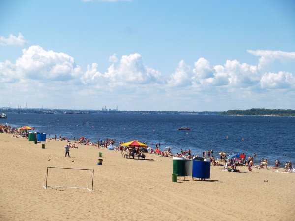 Самара пляжи на Волге
