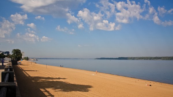 Самара пляжи на Волге