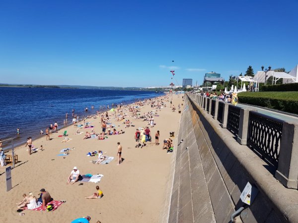 Пляж Орловской набережной, Самара