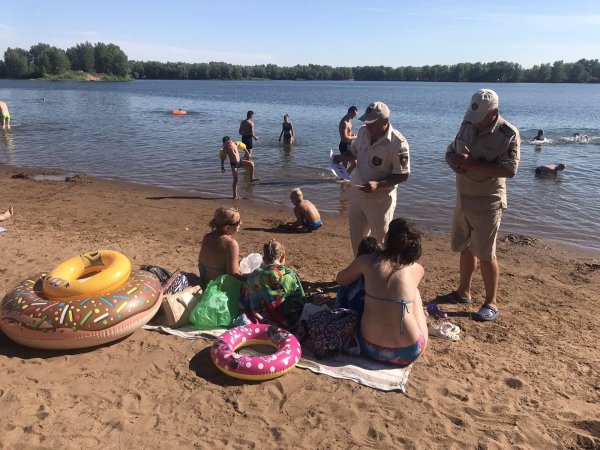 Пляж на реке Самара