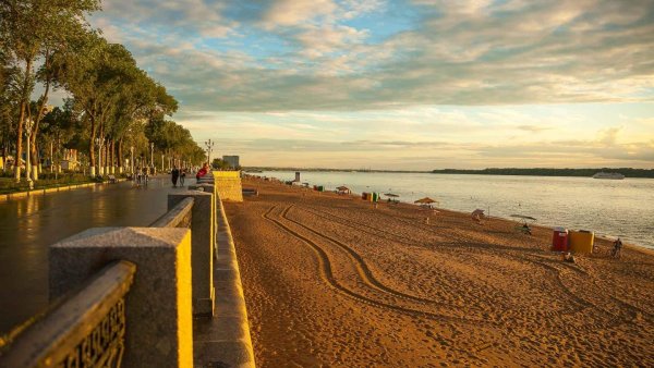 Самарская набережная пляж