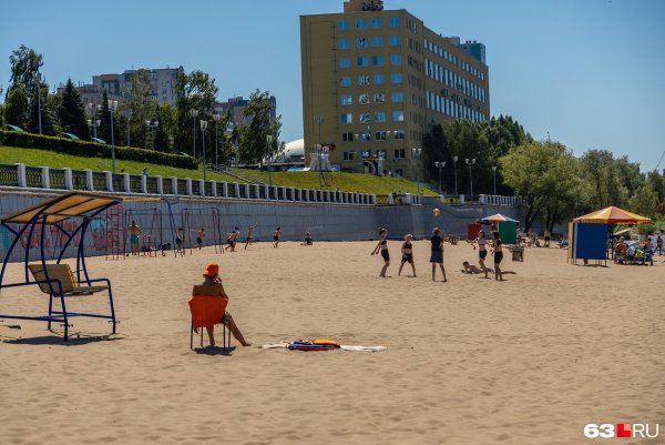 Спуск Осипенко пляж Самара