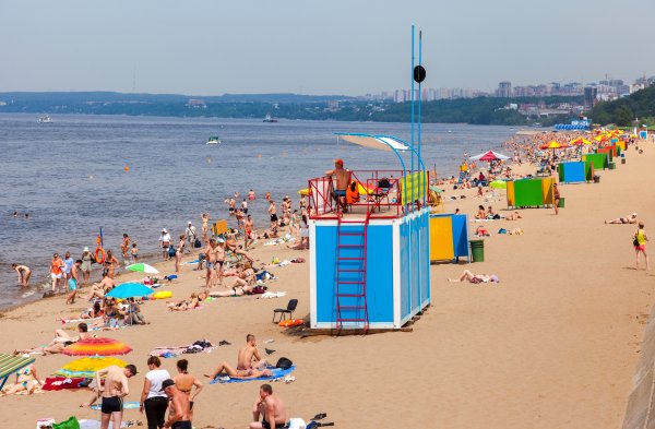 Пляжи в Самаре на Волге