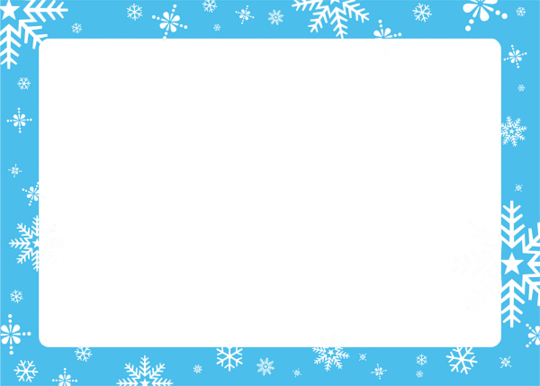 Рамка снежинки