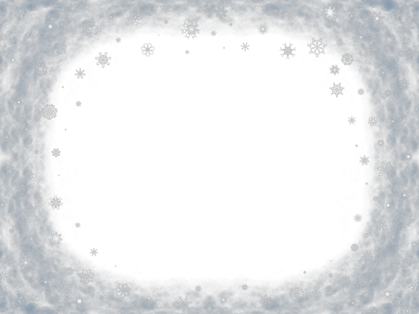 Рамка из снега