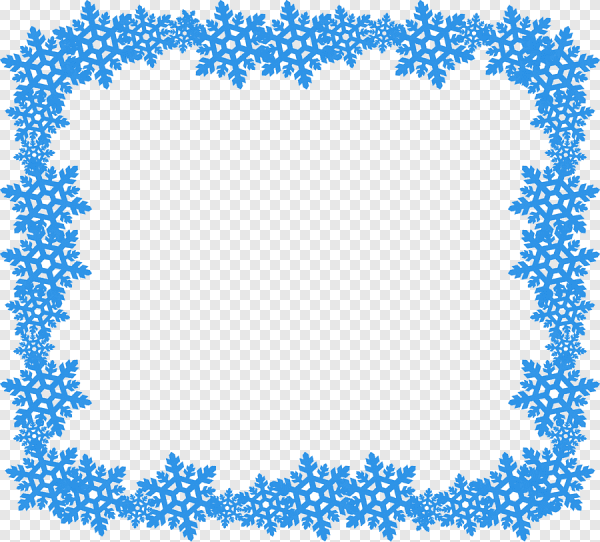 Фоторамка снежинки