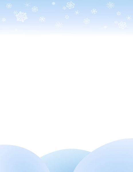 Зимний фон для презентации