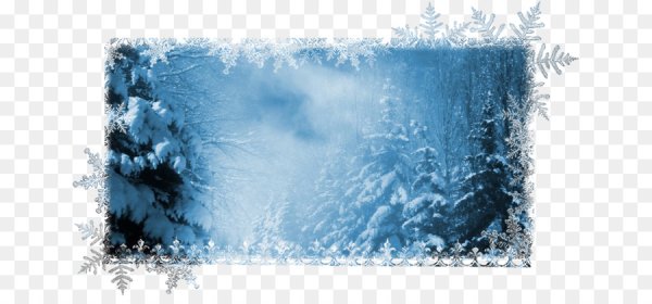 Зимняя рамка