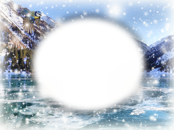 Зимняя рамка