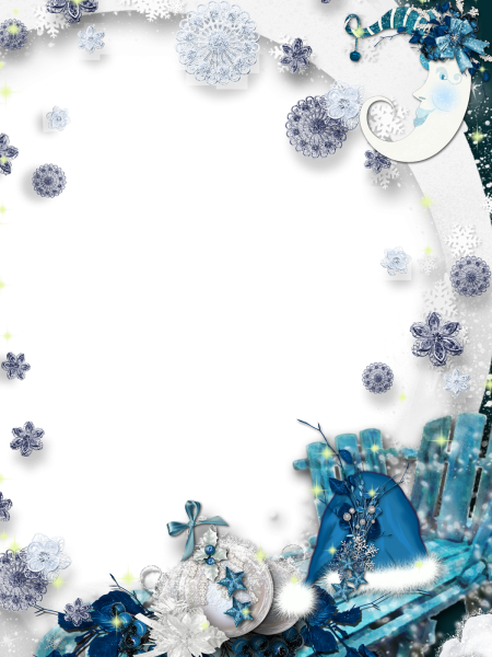 Рамка зимняя Новогодняя